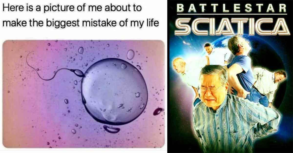 depressing memes - biggest mistake of my life - battlestar sciatica