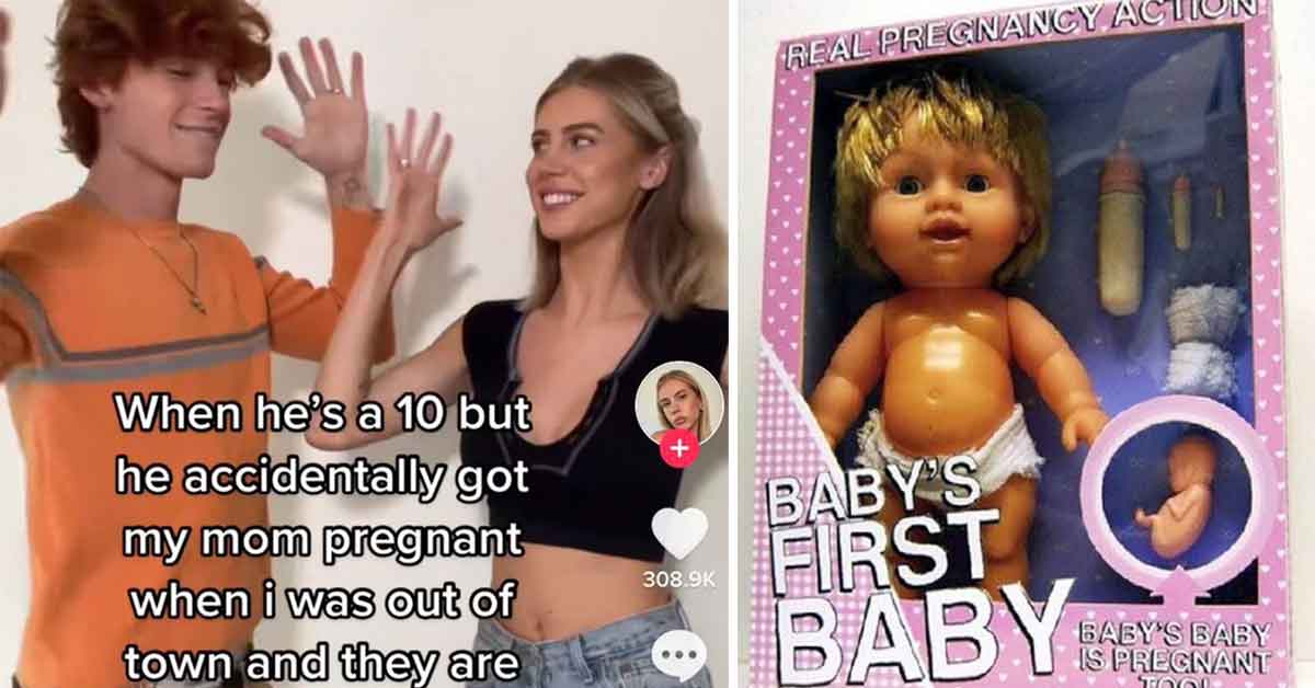 freaky fails - bf hooked up with mom, baby's first baby