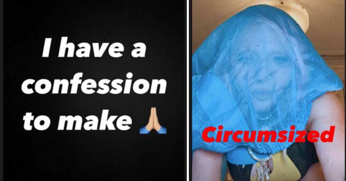 madonna posts about not having a circumcision