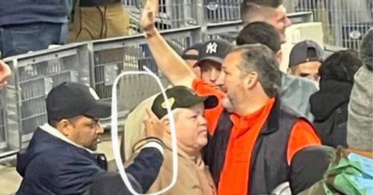 ted cruz flipped off at yankees game