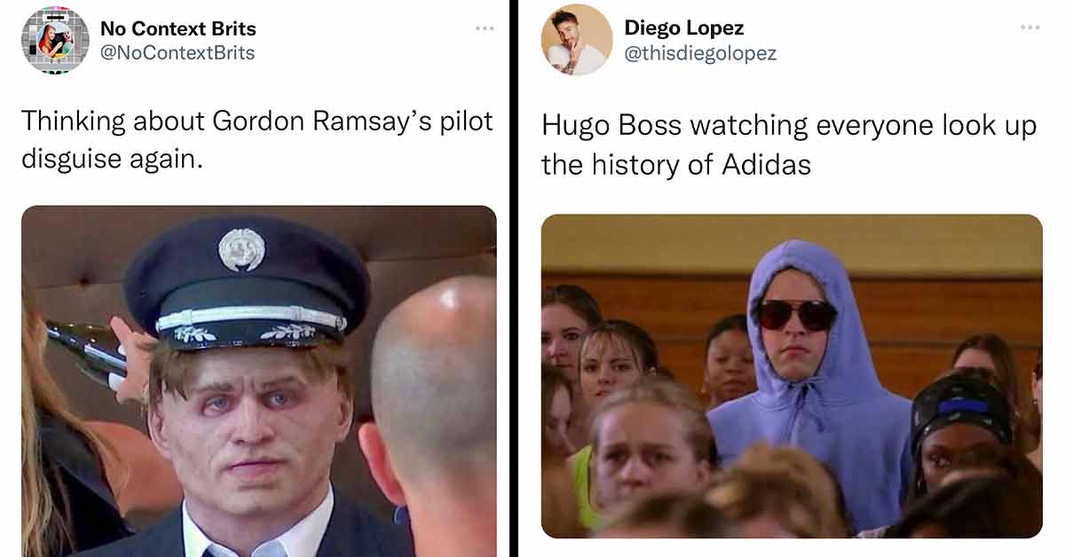 hugo boss and gordan ramsay tweets