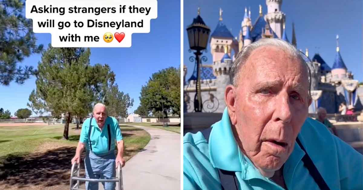 TikToker Takes 100 Year Old Vet to Disneyland