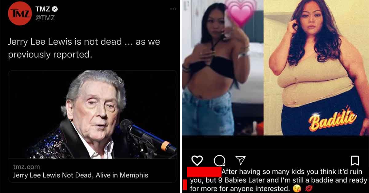 Funny facepalms - jerry lee lewis is not dead - 9 kids