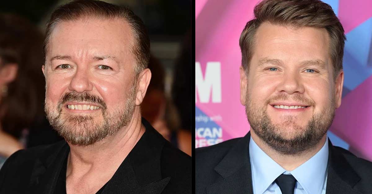 ricky gervais and james corden