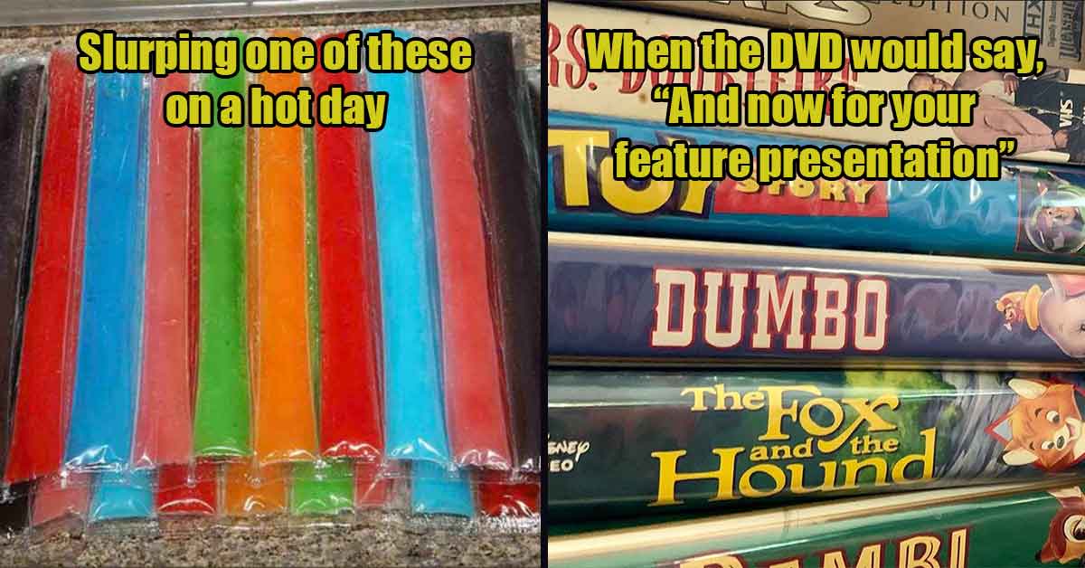 Childhood nostalgia - and now for your feature presentation, slurpies