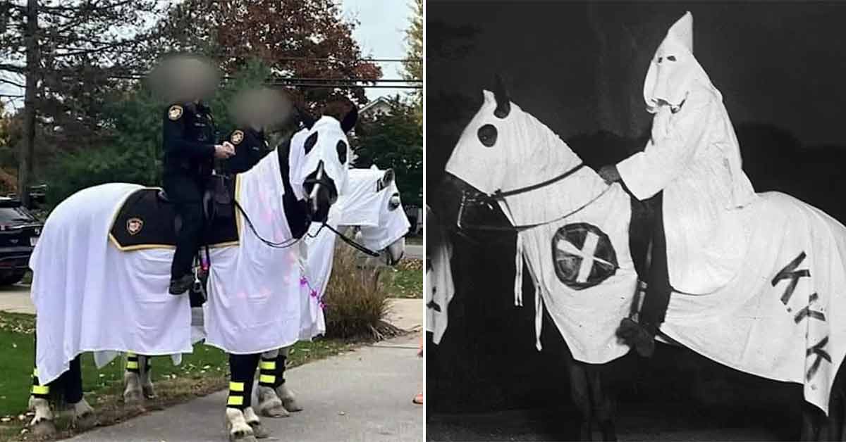 Halloween costumes for Lake County Sheriff's Office horses likened to KKK –  Morning Journal