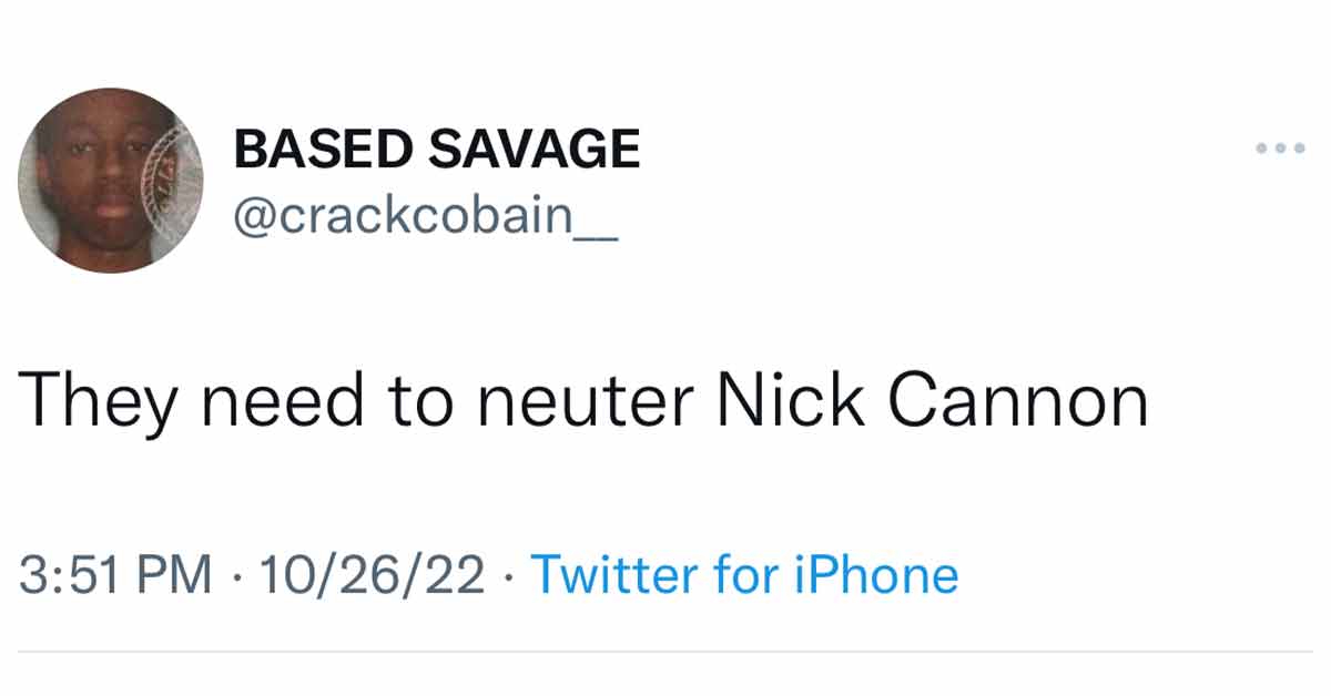 nick cannon tweet