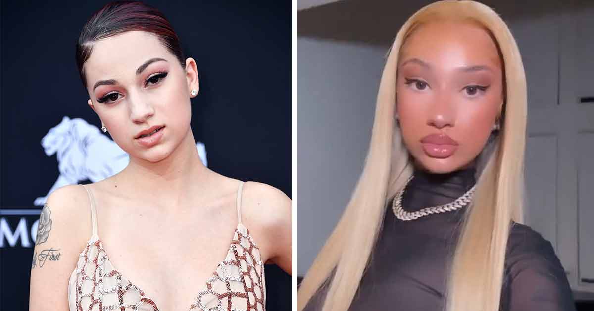 bhad bhabie blonde vs dark hair