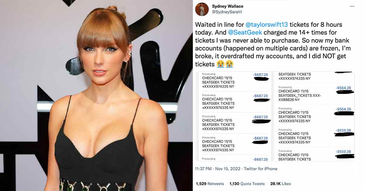 twitter user waited 8 hours to buy taylor swift ticket