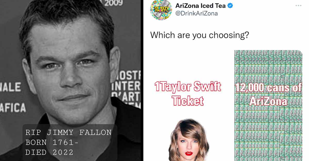 jimmy fallon matt damon and taylor swift tweets