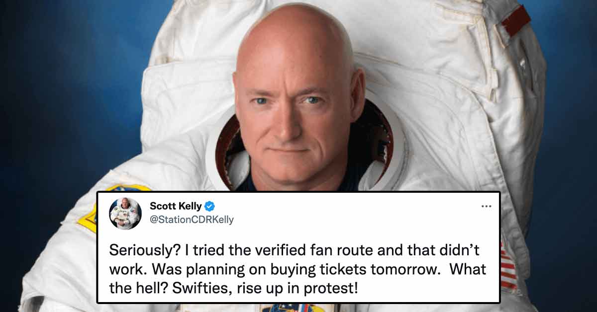 scott kelly is a pissed off taylor swift fan