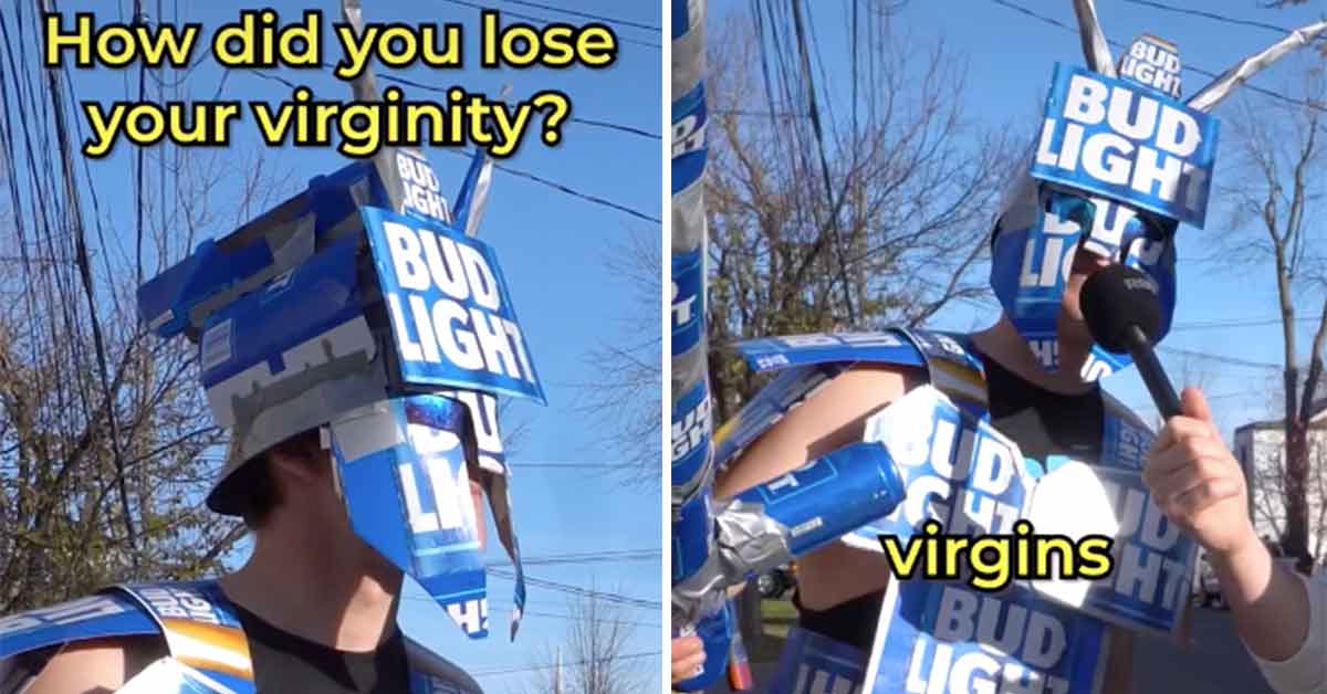 bud light knight confirms he's a virgin