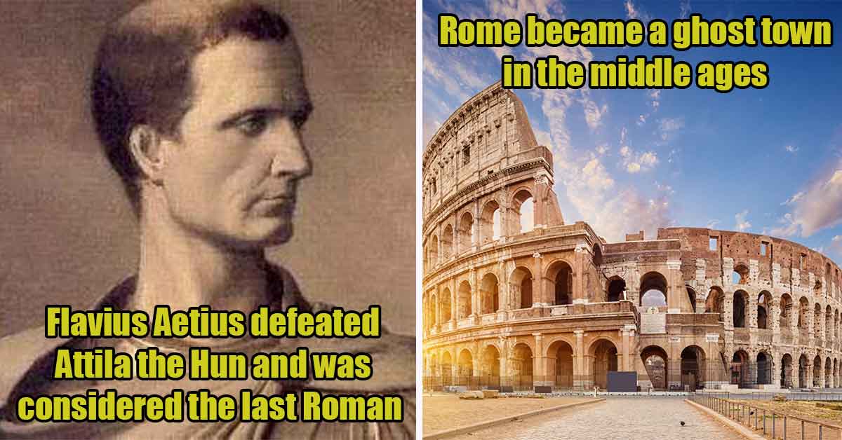 Roman empire facts - last roman, rome in middle ages