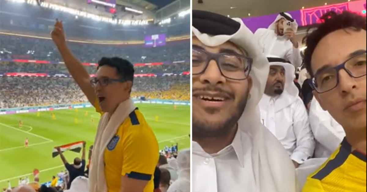 ecuador and qatar fan squash beef in heartfelt video