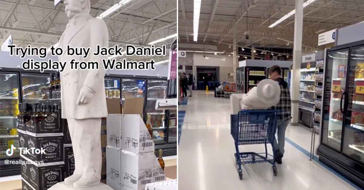 guys buy the walmart jack daniels display statue