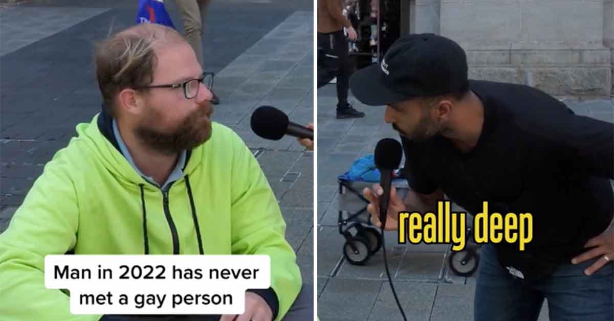 man on the street interview with the world's wisest idiot