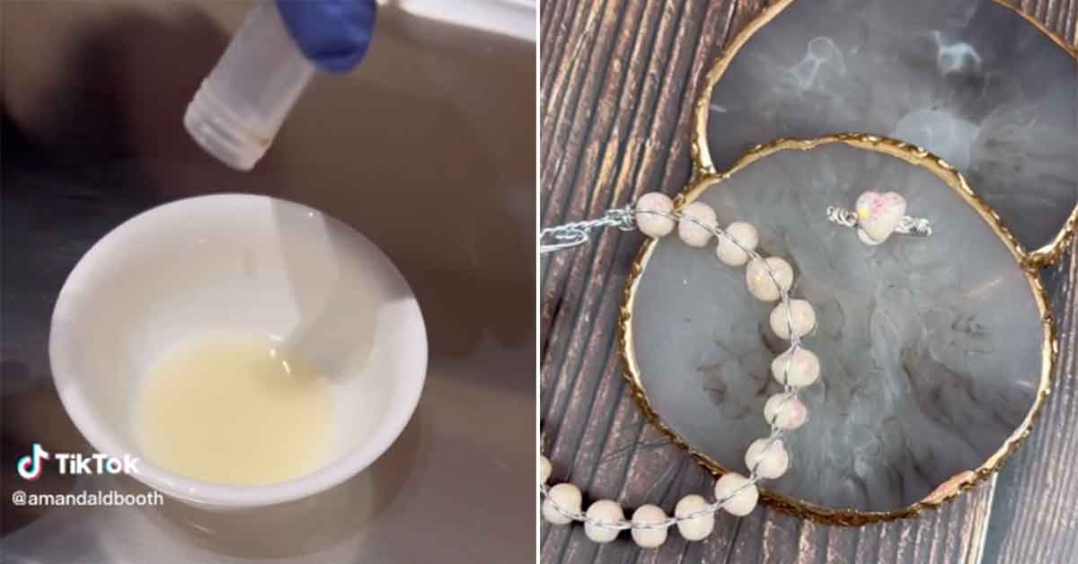 tiktokk jeweler makes pearl necklaces with dried semen