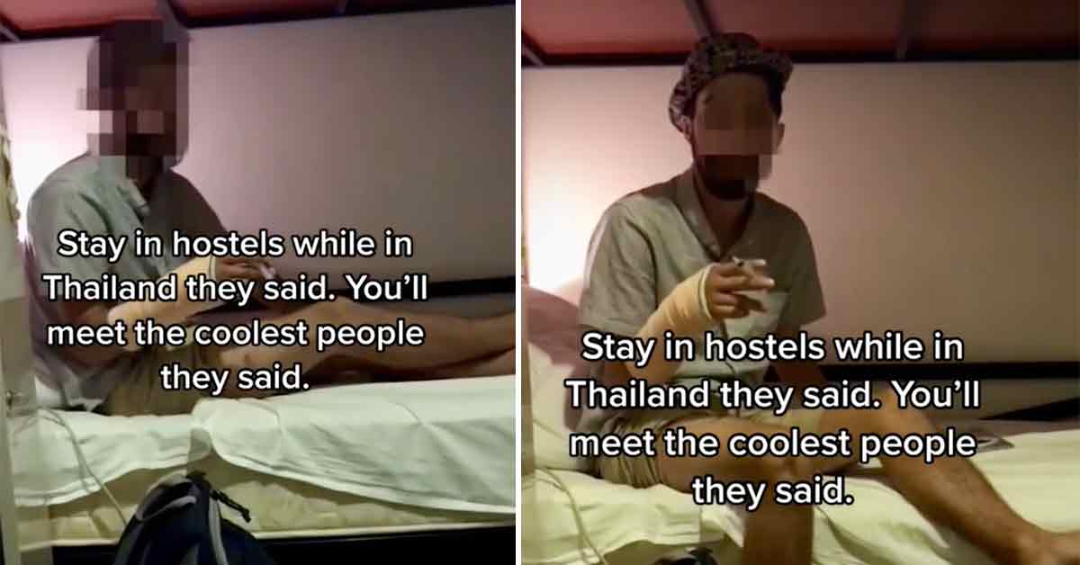 man in a bangkok hostel has no idea where he is or how he got there