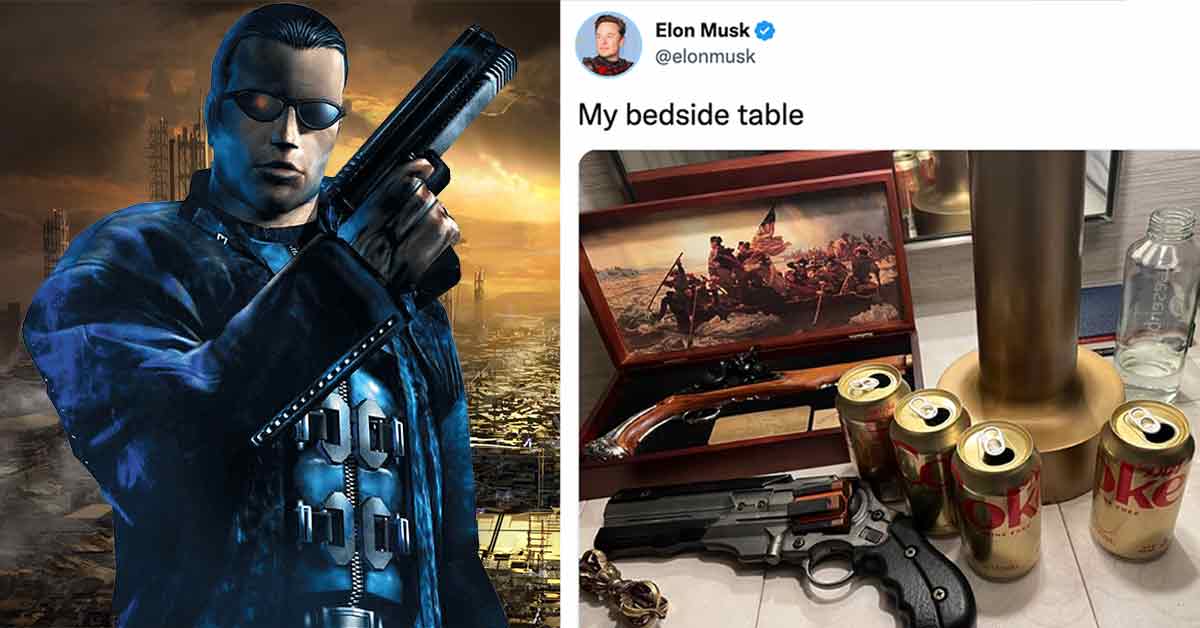 elon musk's bedside table