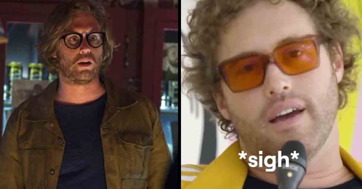 tj miller sighing and deadpool