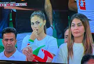 iranian woman breaks hearts at the world cup