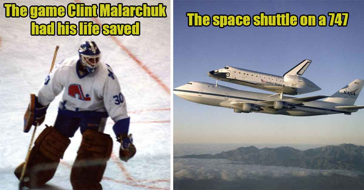 Extraordinarily Rare Things - space shuttle, goalie bleeds out