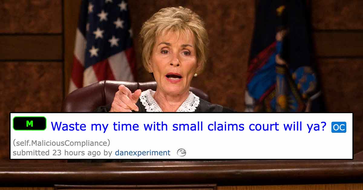 judge judy -  reddit thread about a baby sitter taking mom to small claims court