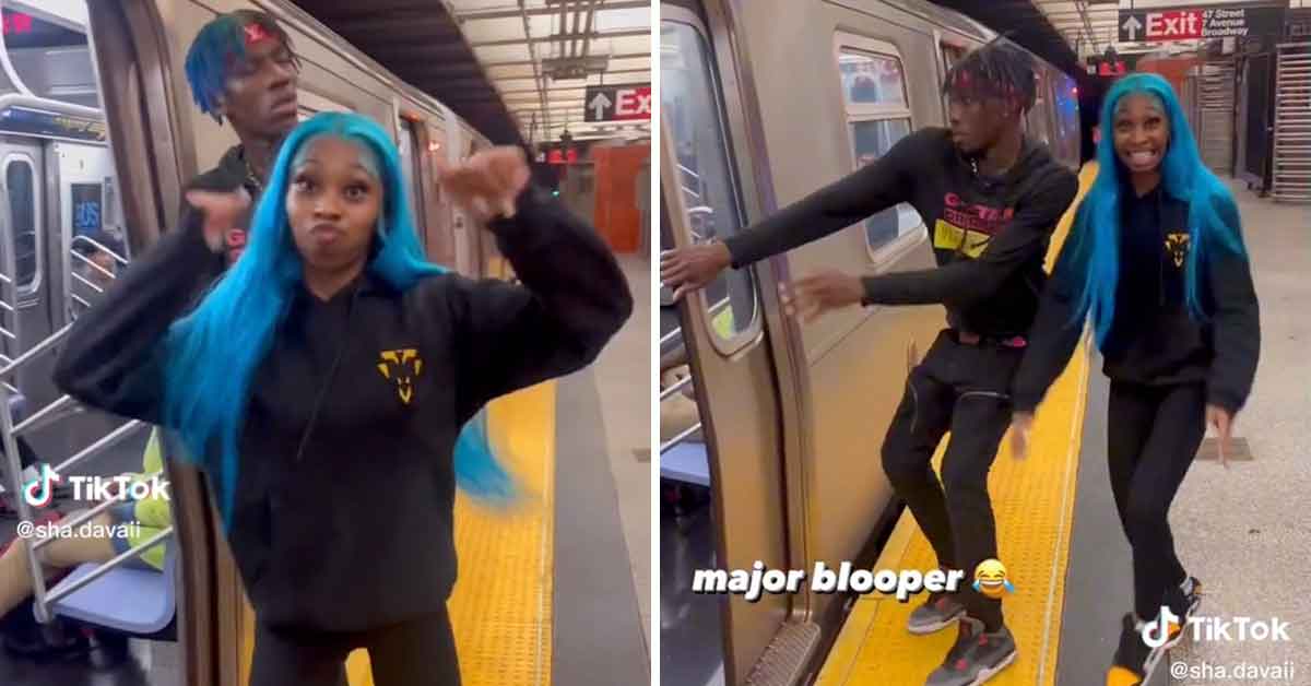 influencers cause train delay for doing a tiktok dance