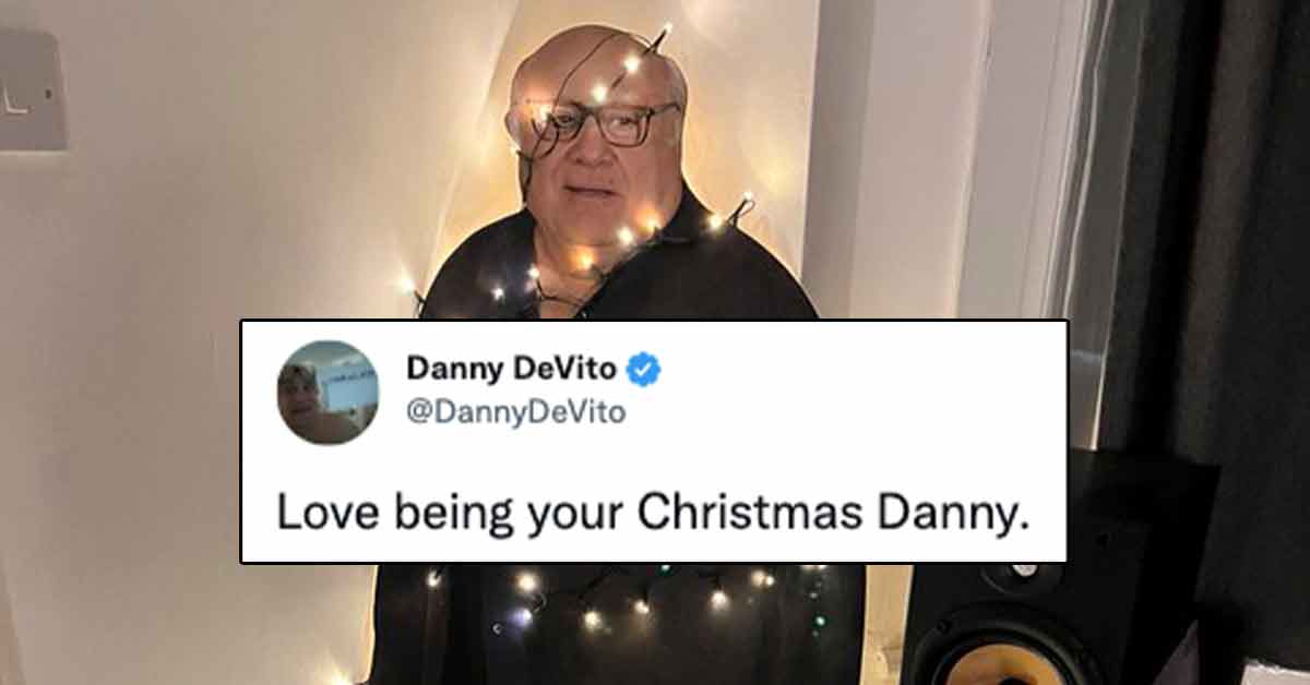 Love being your christmas danny -  danny devito christmas cut out