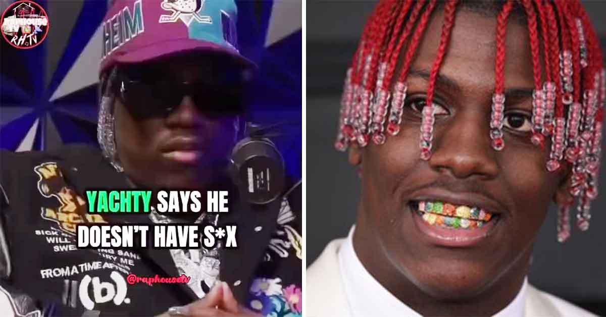 lil yachty on a podcast talking about how he's had too much sex