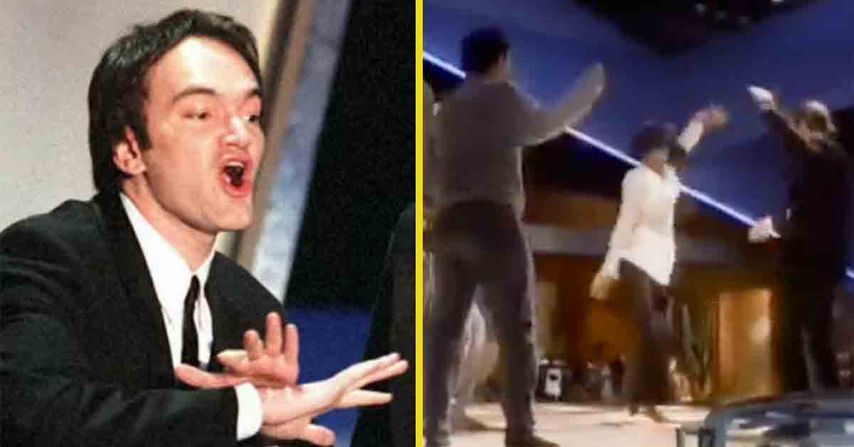 award show quentin tarantino and pulp fiction dance