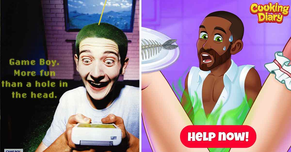 weird gaming ads