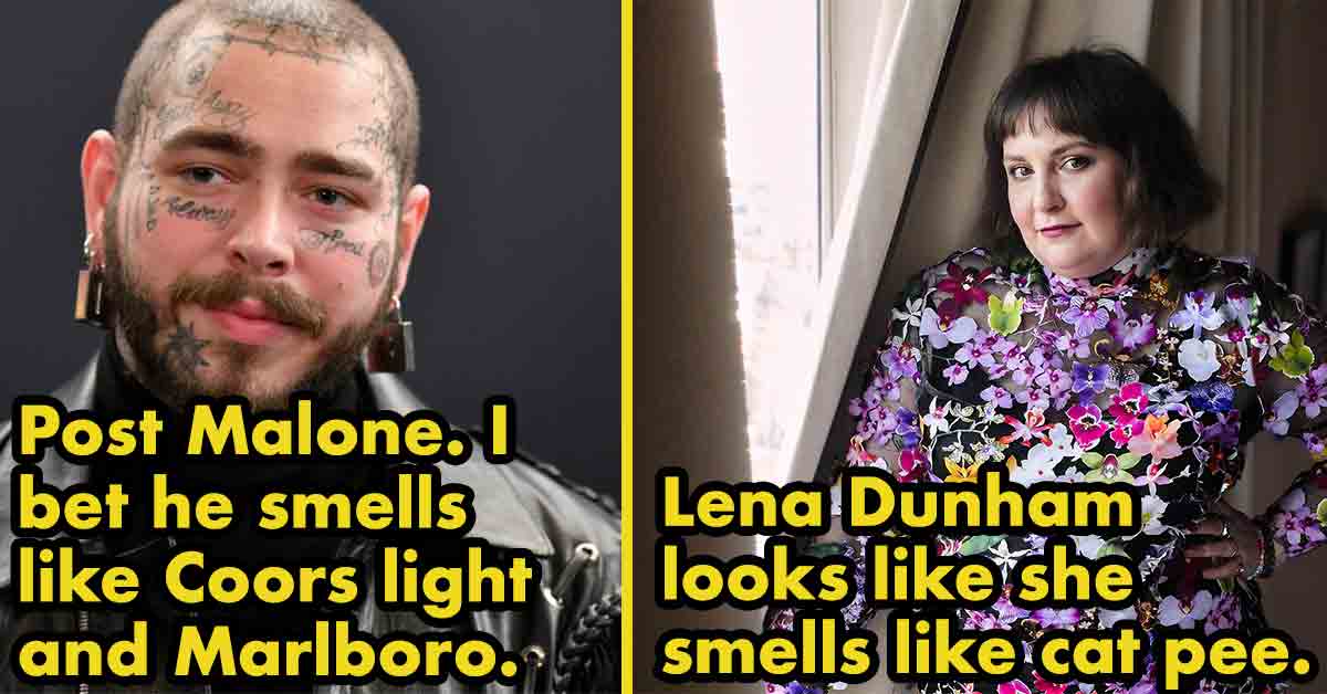 post malone and lena dunham smell bad