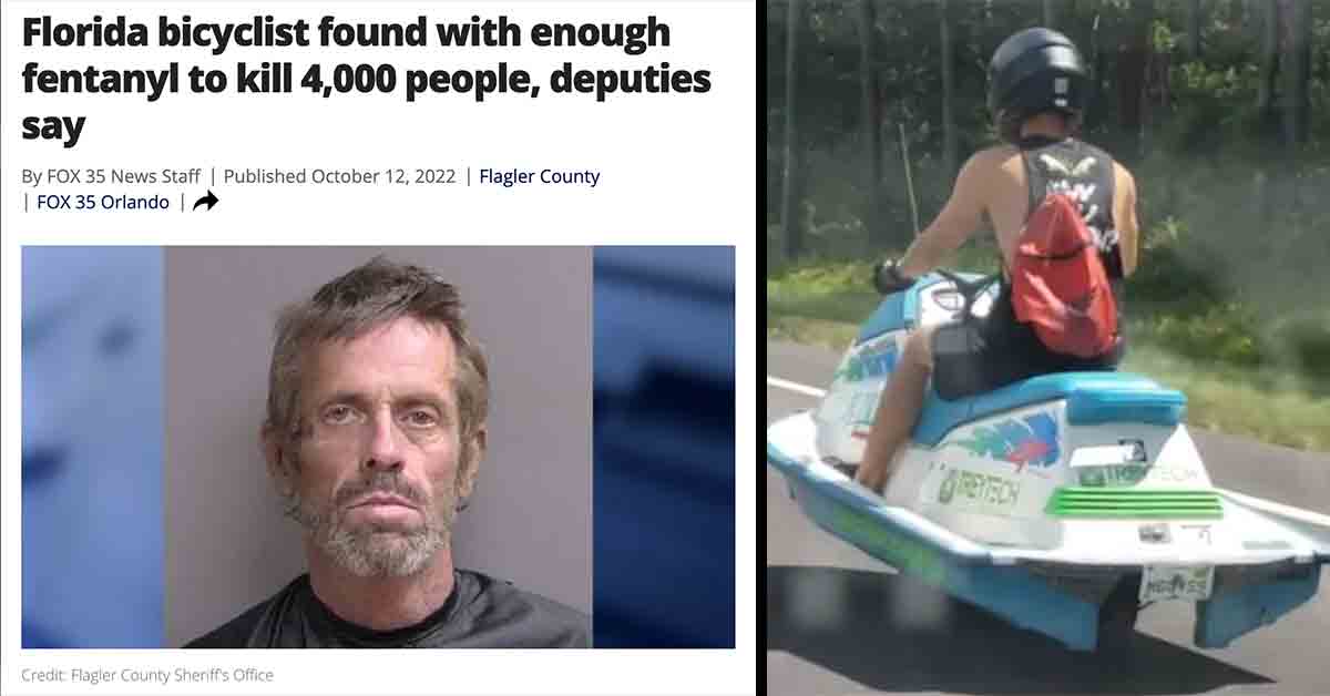 florida man bike and jetski