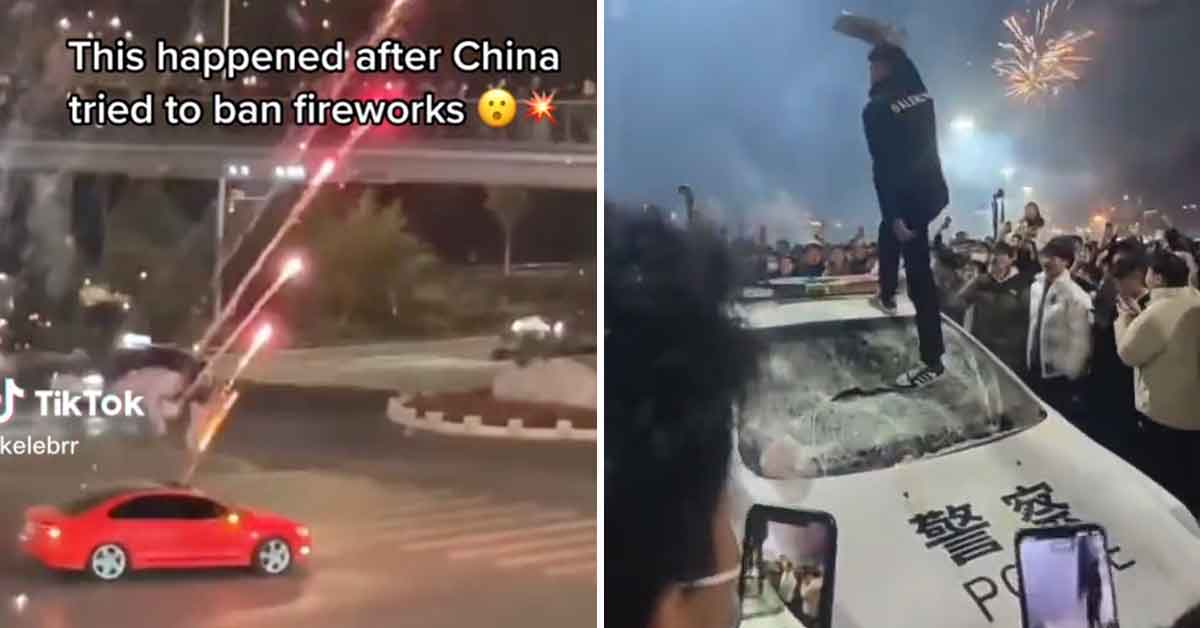 china bans fireworks on nobody gives a shit