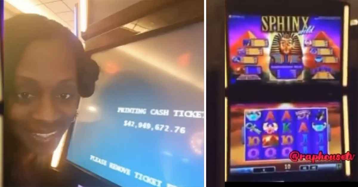 woman wins slot machine lotto and only gets a free steak dinner