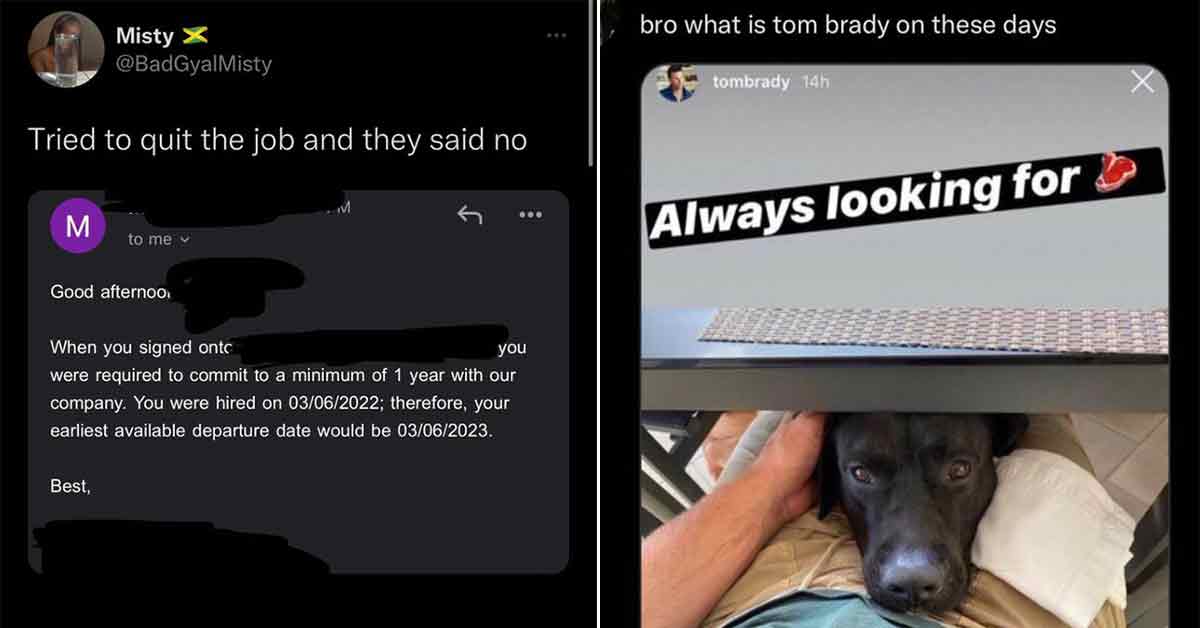 savage tweets -  bro what is tom brady on these days