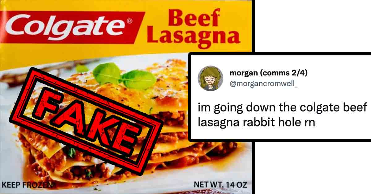 Colgate Lasagna The Frozen Beef Treat