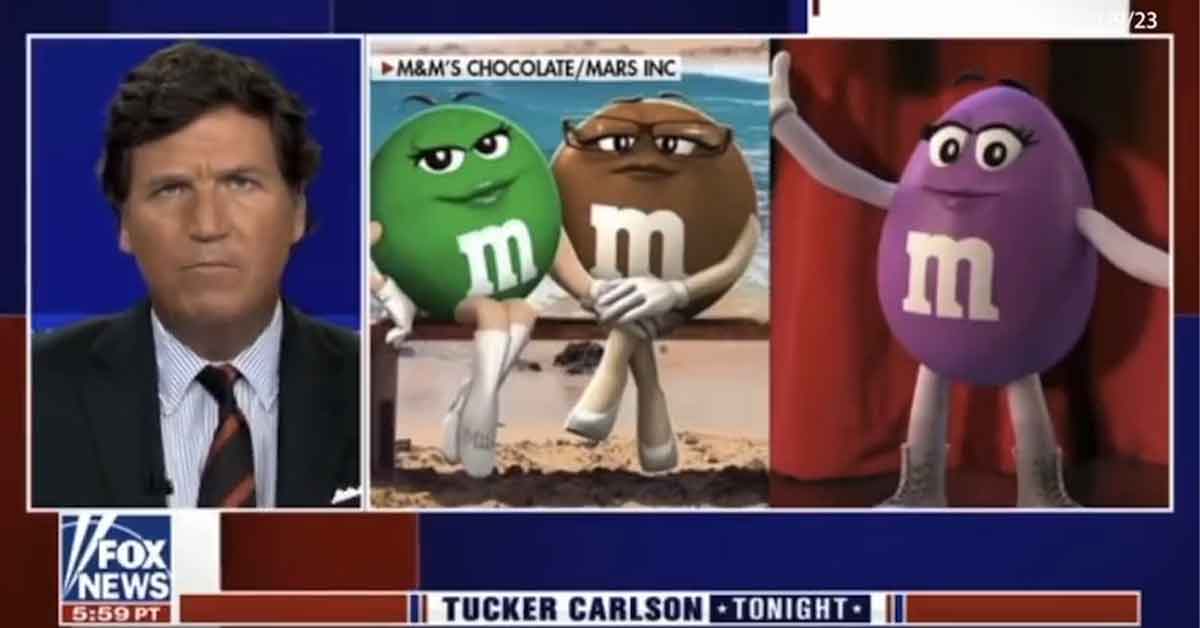 Tucker Carlson Has Just Figured Out That M&Ms Aren't Just Feminist, They're Queer Too