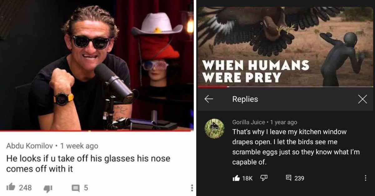 38 Funny Youtube Comments That Ended Up Being Better Than The Video