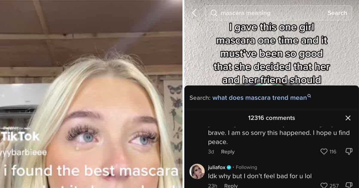 mascara is the new tiktok code for sex and julia fox didn't know that