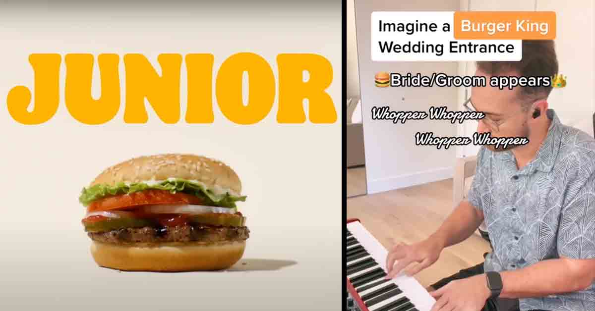 whopper whopper burger king song as a wedding entrance