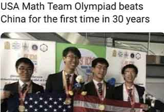 Freaky Facepalms - china usa math team