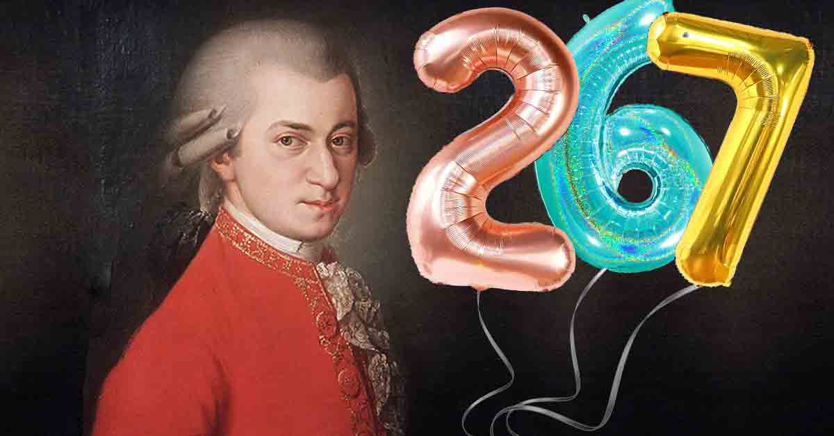 mozart's 267th birthday