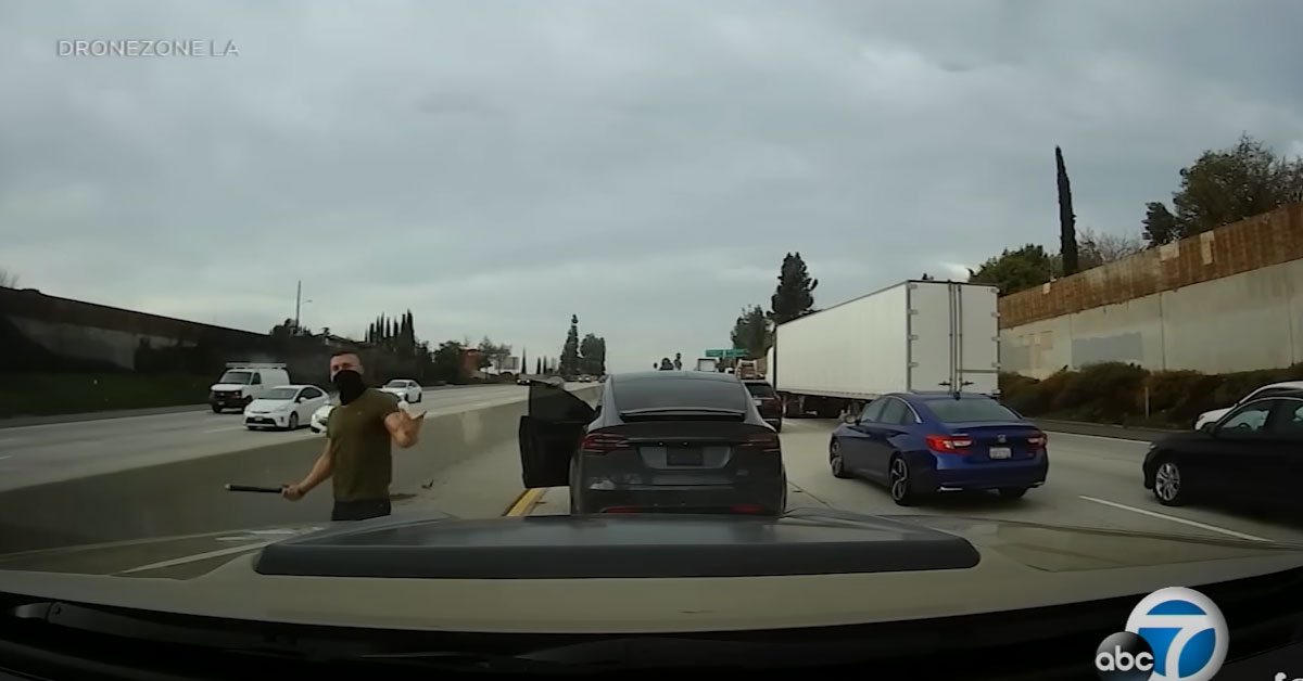 Police Looking for Serial Road Raging Tesla Owner Caught on Camera Multiple Times