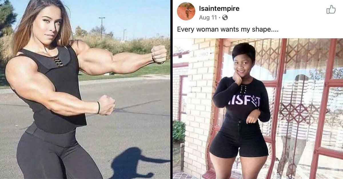 bad photoshops -  woman with huge fake arms