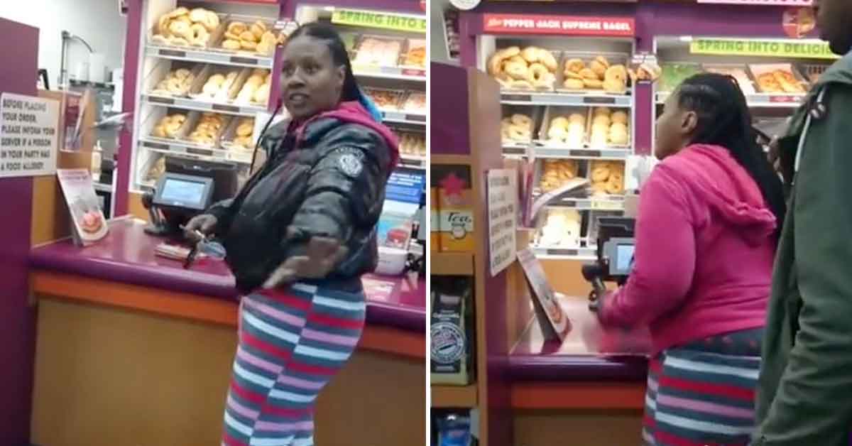 woman freaks out after eating the wrong donut