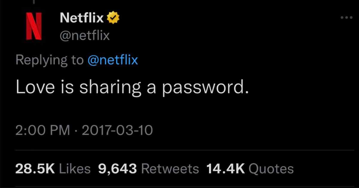 netflix reverses their new password sharing  measure