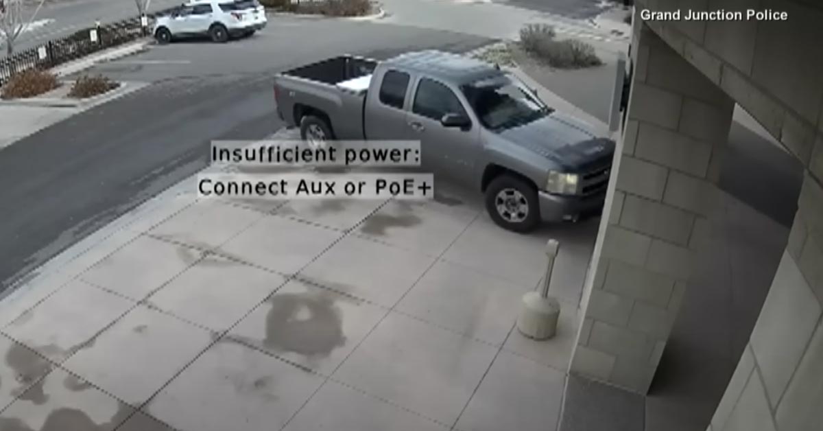 Pickup Truck Plows into Colorado Police Station