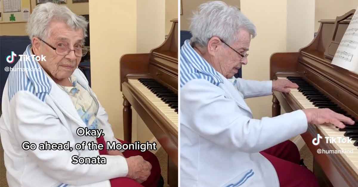 95-Year-Old Dementia Patient Says She Doesn’t Know Beethoven’s Moonlight Sonata, Proceeds to Absolutely Shred It